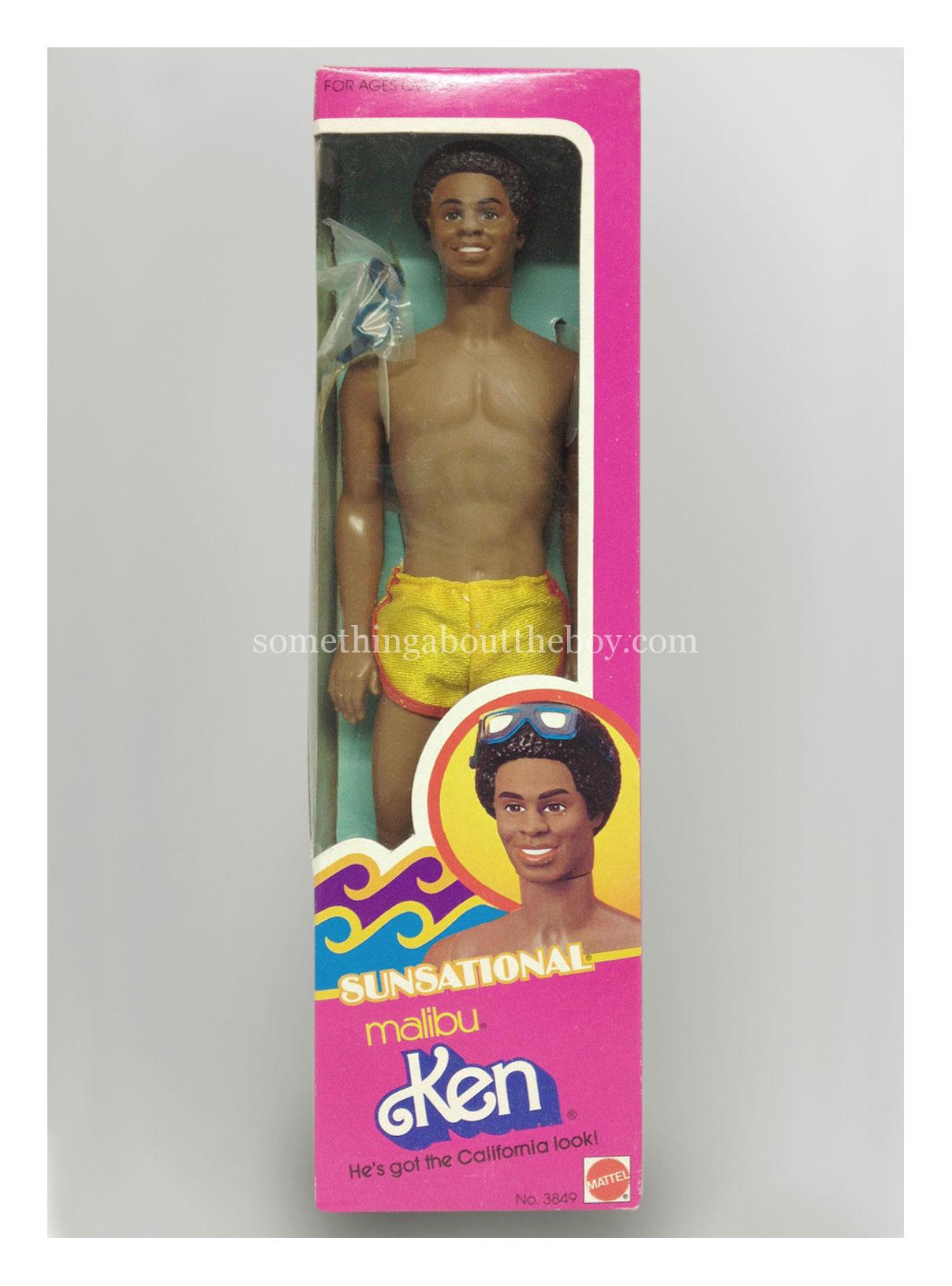 1984 #3849 Sunsational Malibu Ken in original packaging