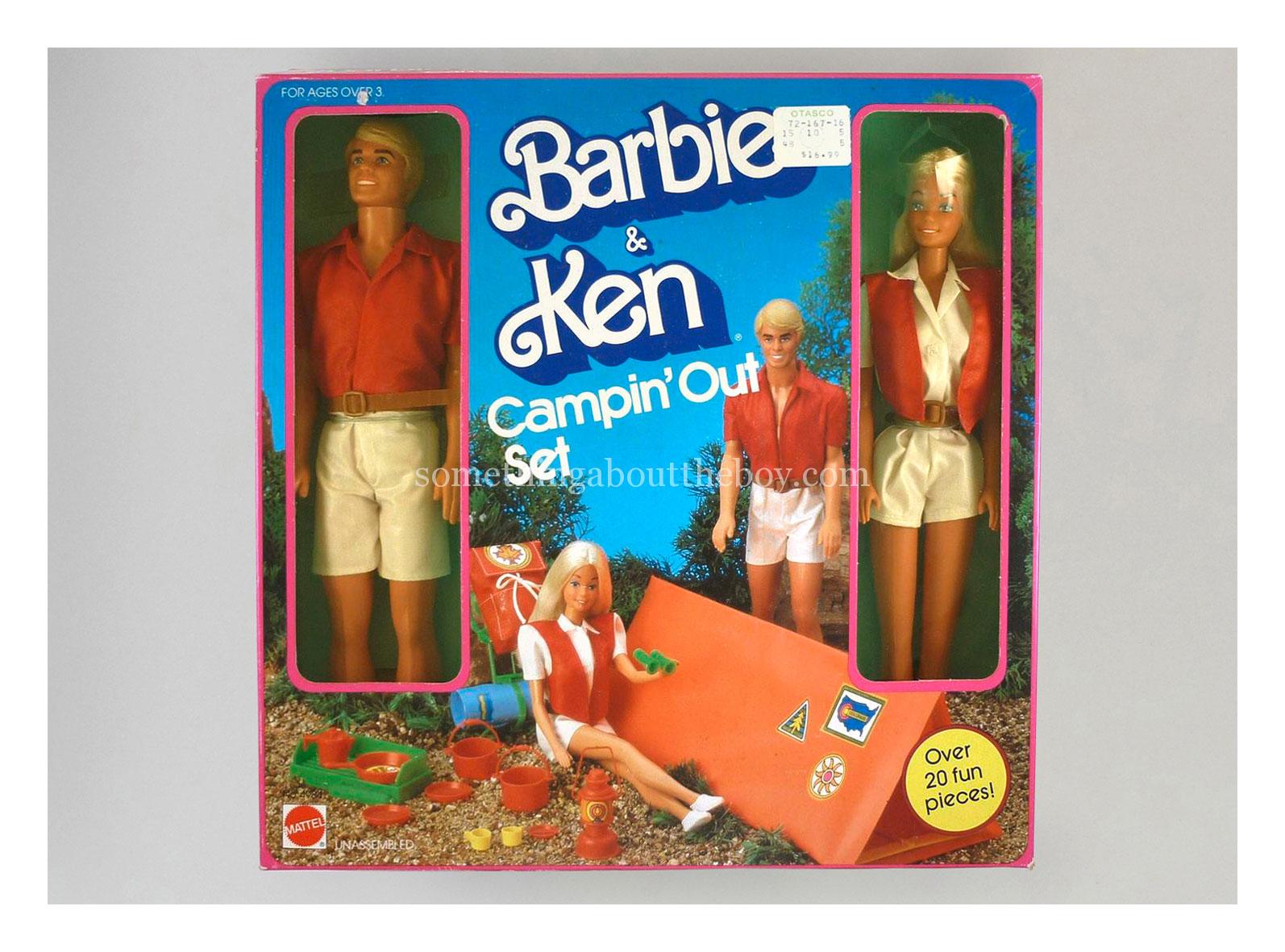 1984 #4984 Barbie & Ken Campin' Out set