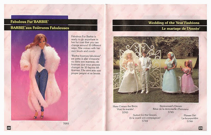From 1984 Canadian Barbie booklet