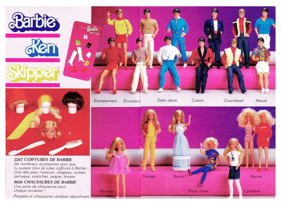 From 1984 French Mattel toy brochure