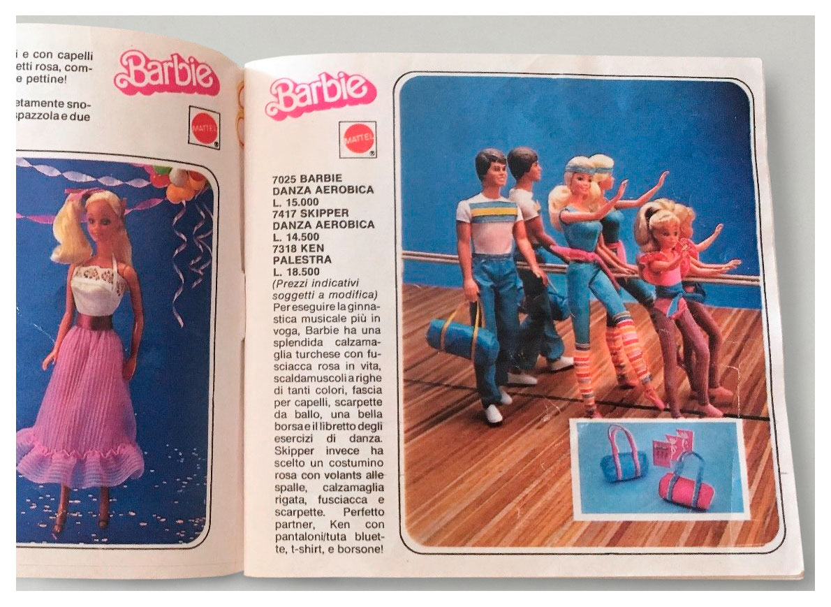 From 1984 Italian Barbie booklet