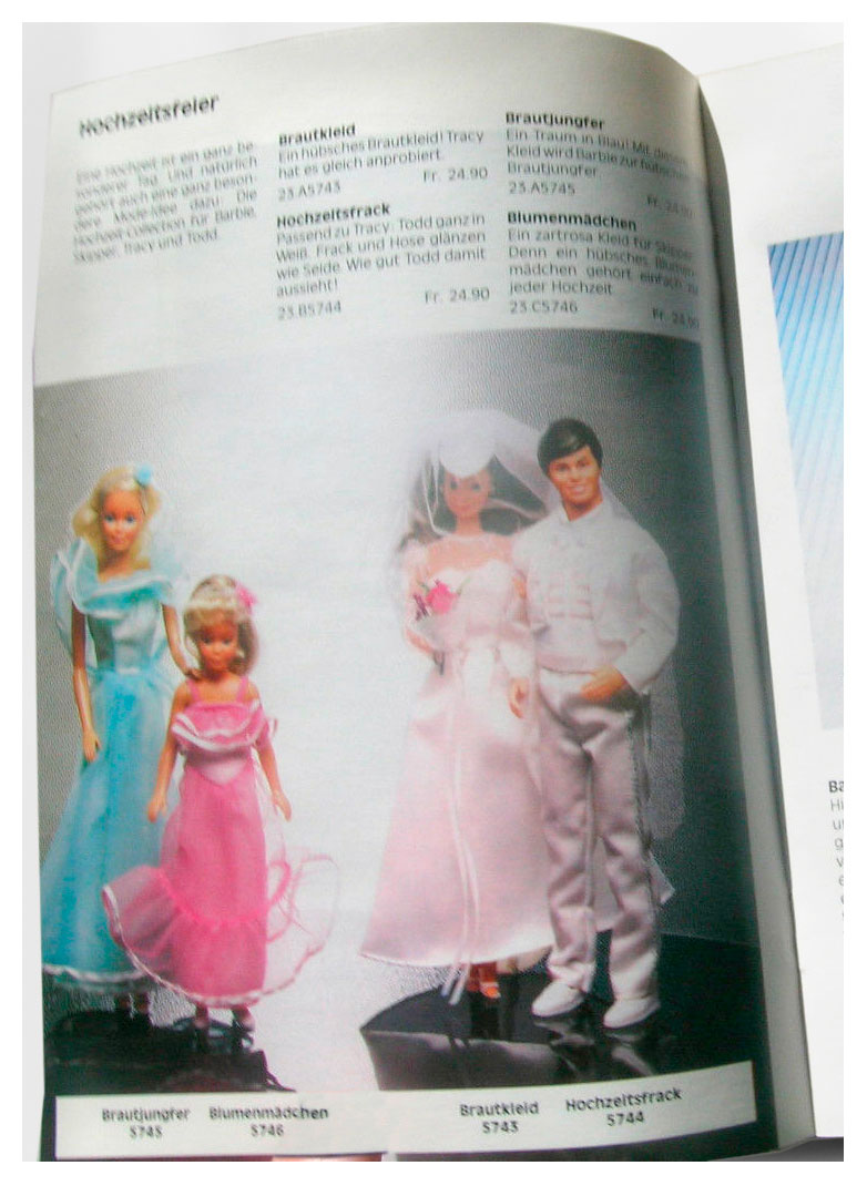 From 1984 Swiss Barbie booklet