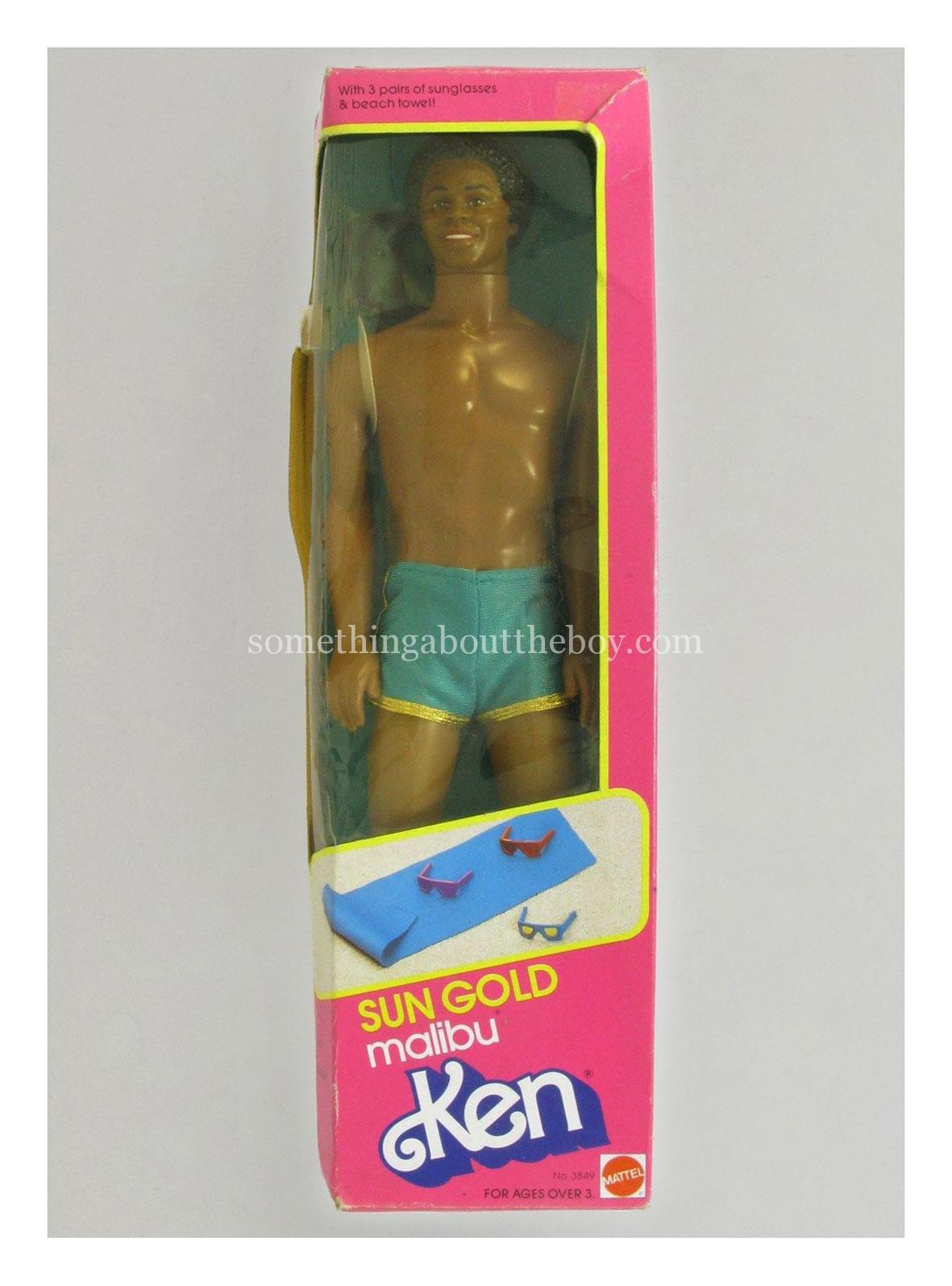 1985 #3849 Sun Gold Malibu Ken in original packaging