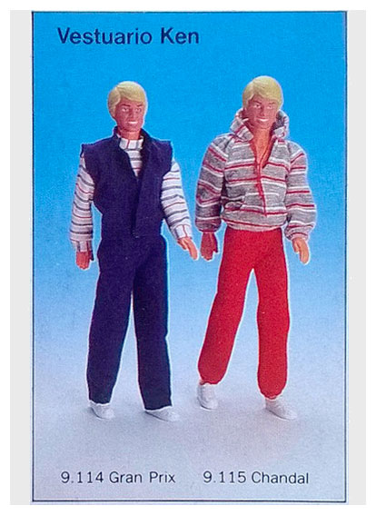 From 1985 Spanish Barbie packaging