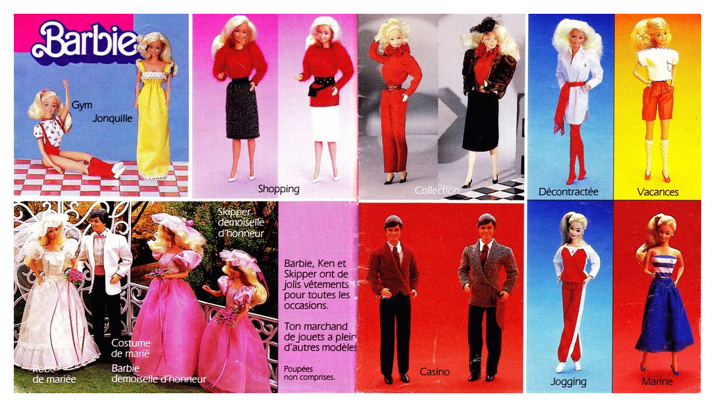 From 1985 French Barbie booklet