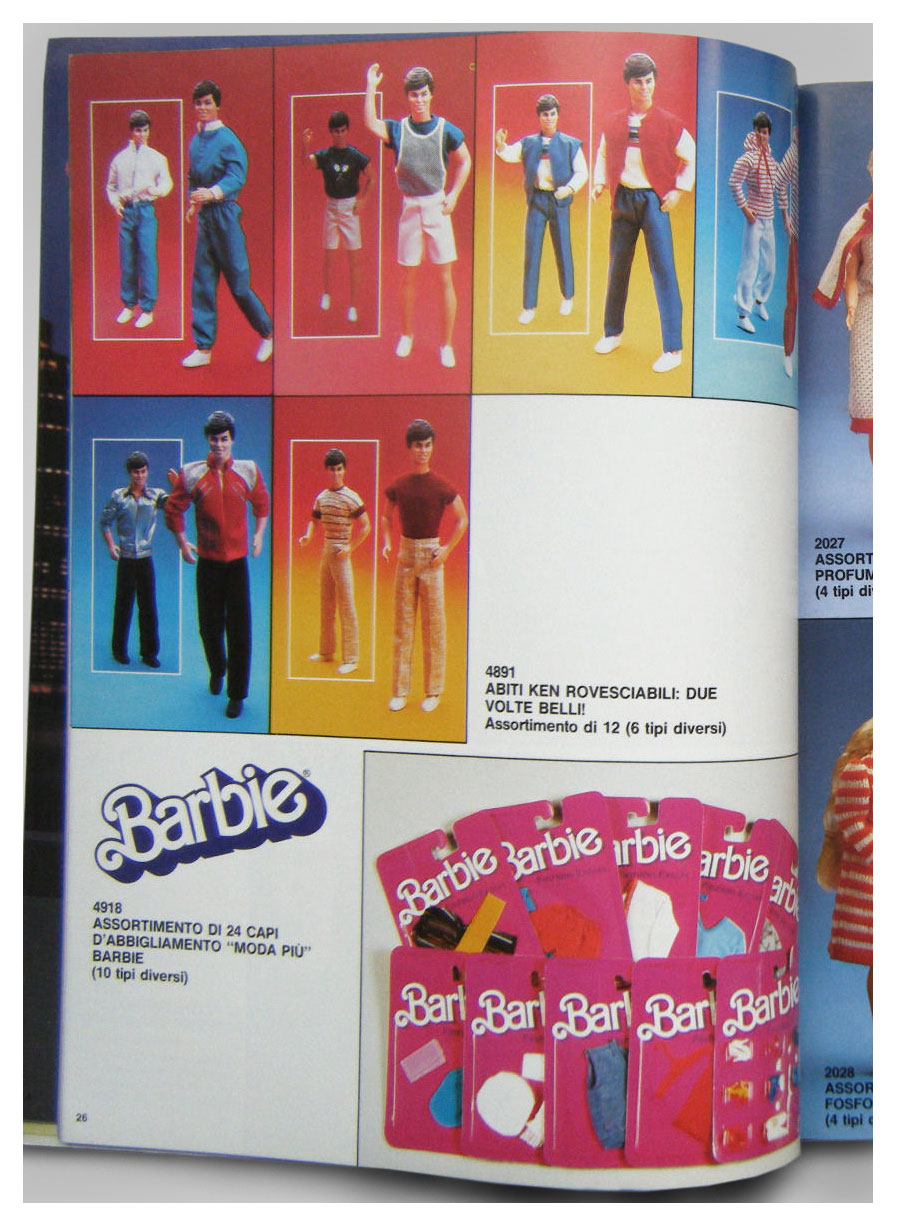 From 1985 Italian Mattel Toy catalogue