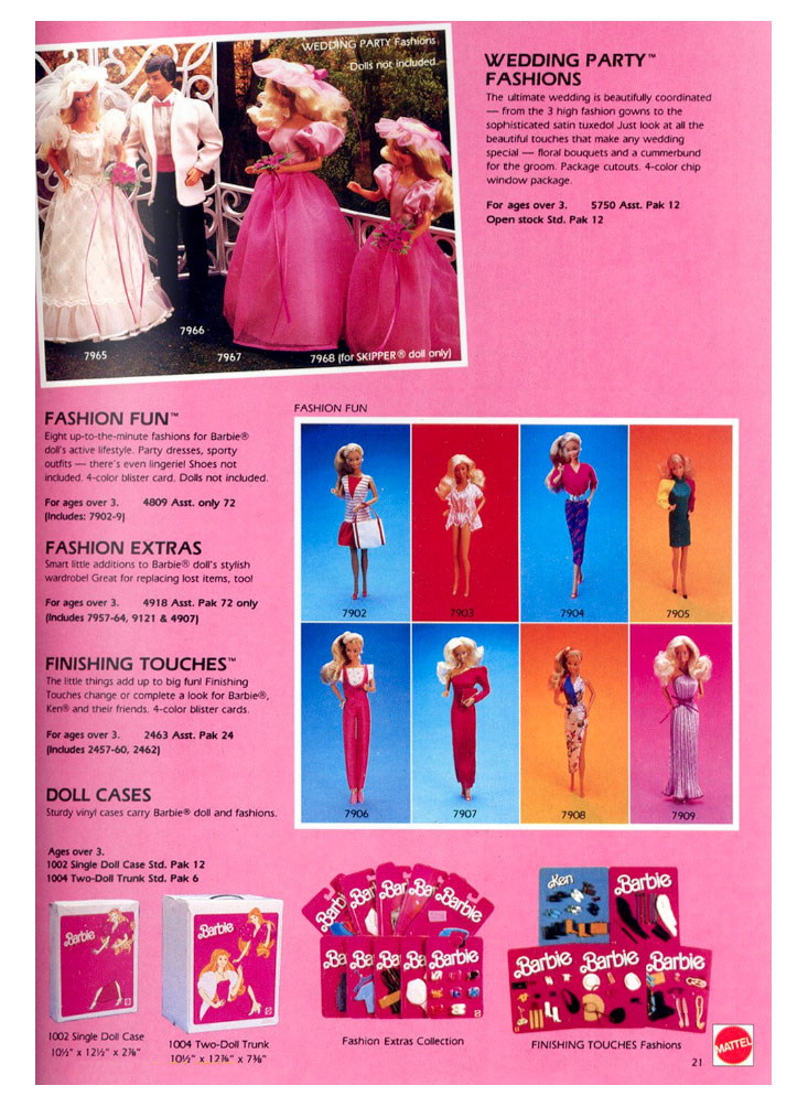 From Mattel Toys 1985 catalogue