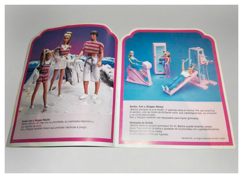 From 1985 Spanish Barbie booklet