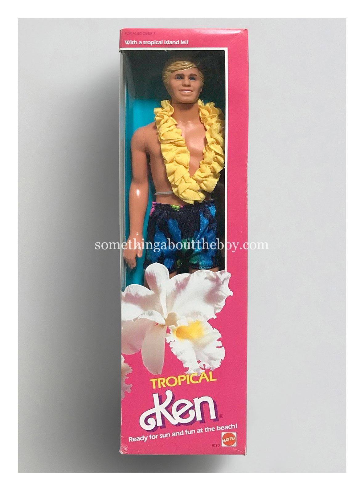 1986 #1020 Tropical Ken in original packaging (Made in Malaysia)