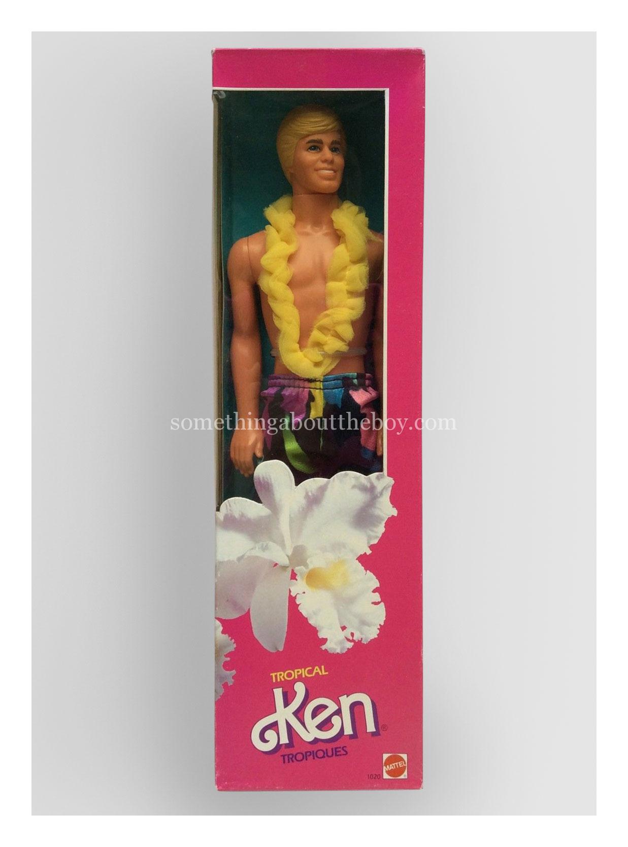 1986 #1020 Tropical Ken (European version made in Hong Kong)