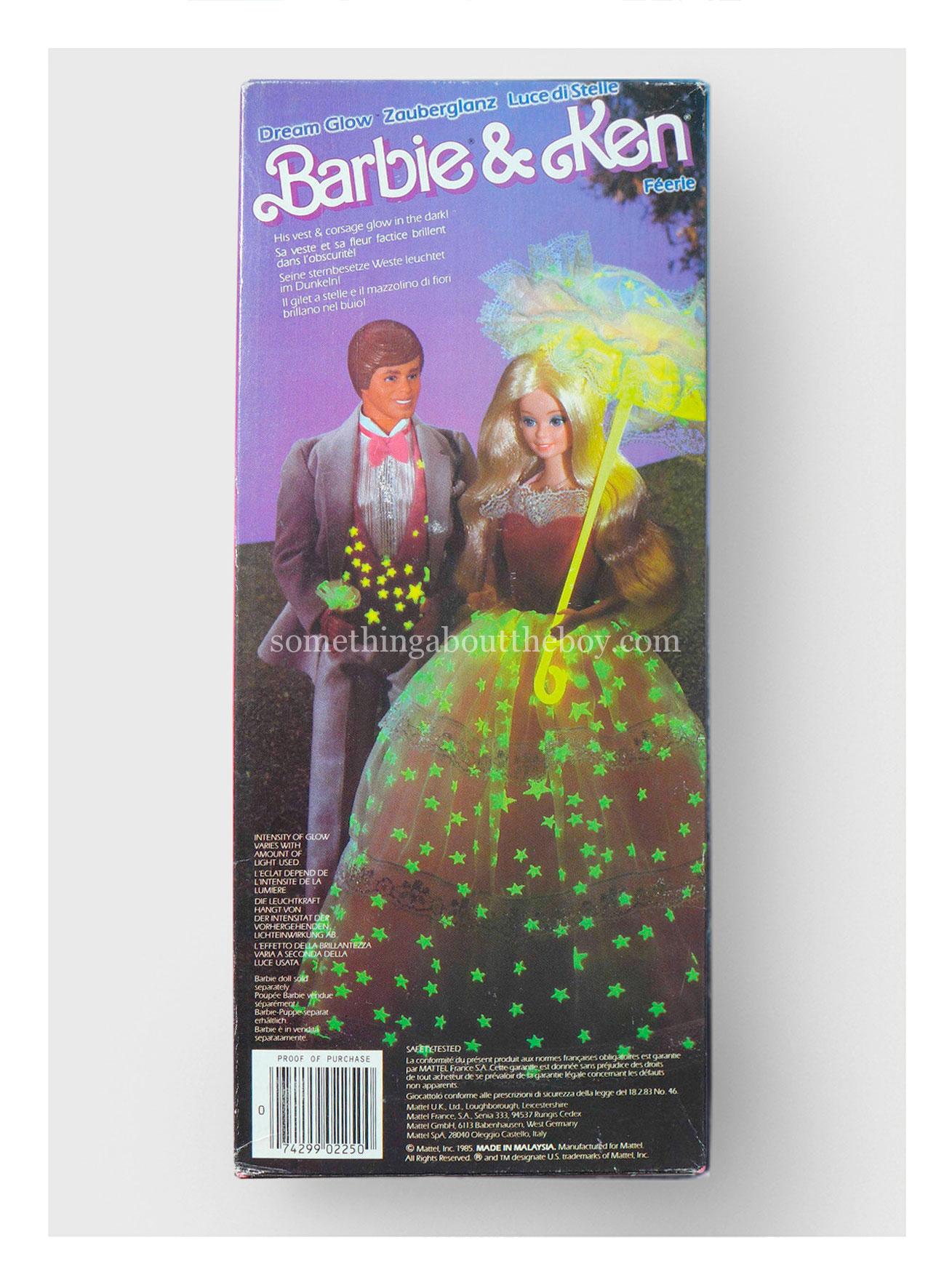 1986 #2250 Dream Glow Ken (European version)