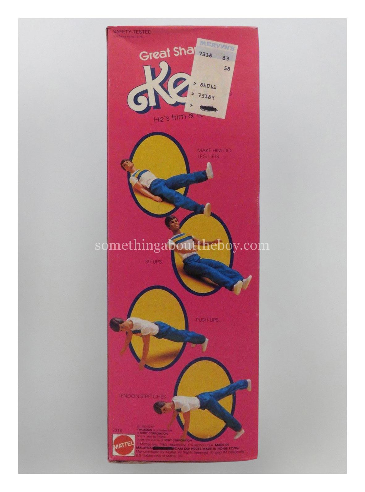 1986 #7318 Great Shape Ken original packaging