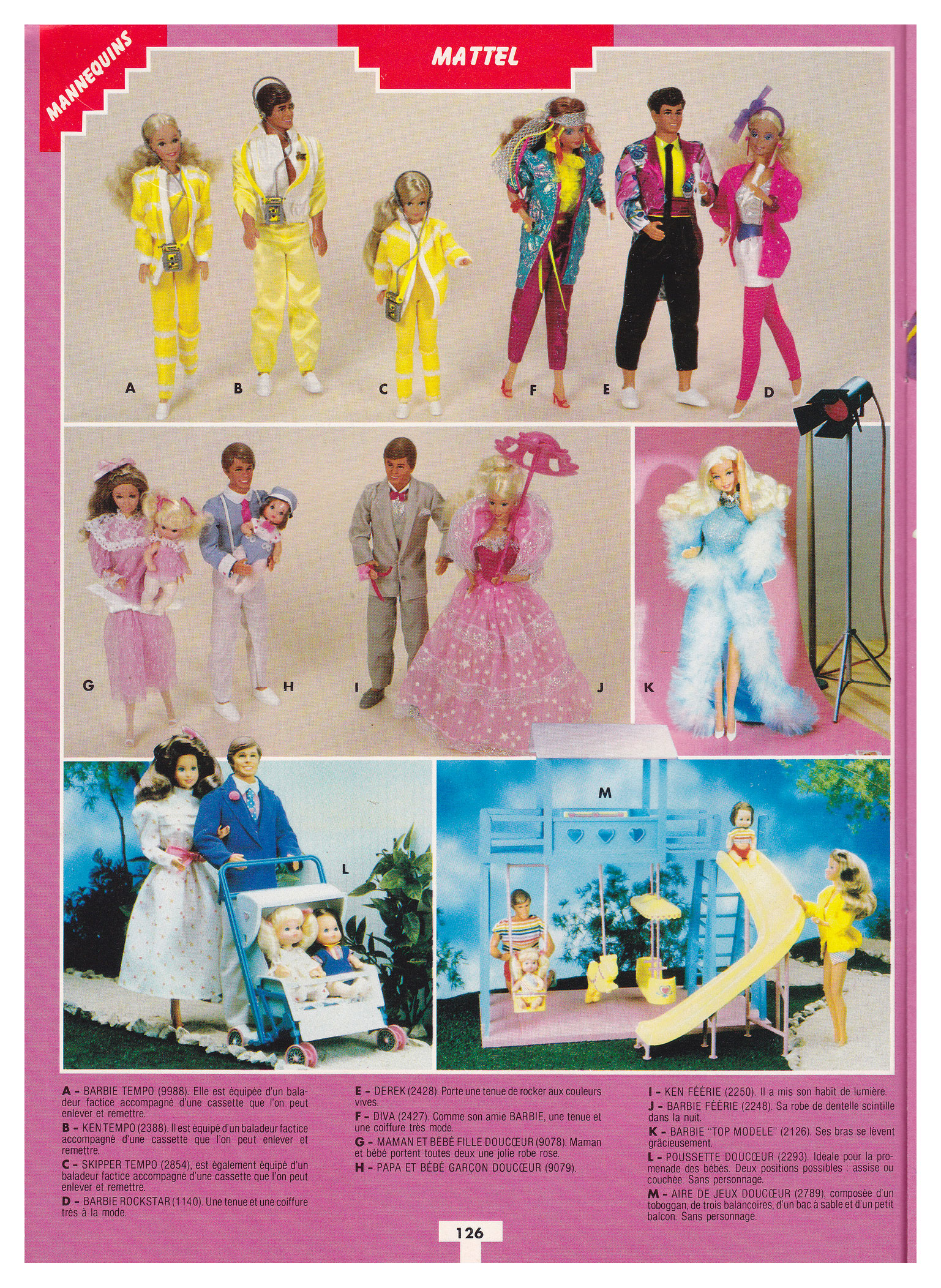 From 1986 French 1000 Jouets en Technicolor catalogue