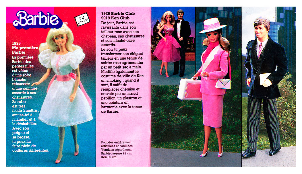 From 1986 French Barbie booklet