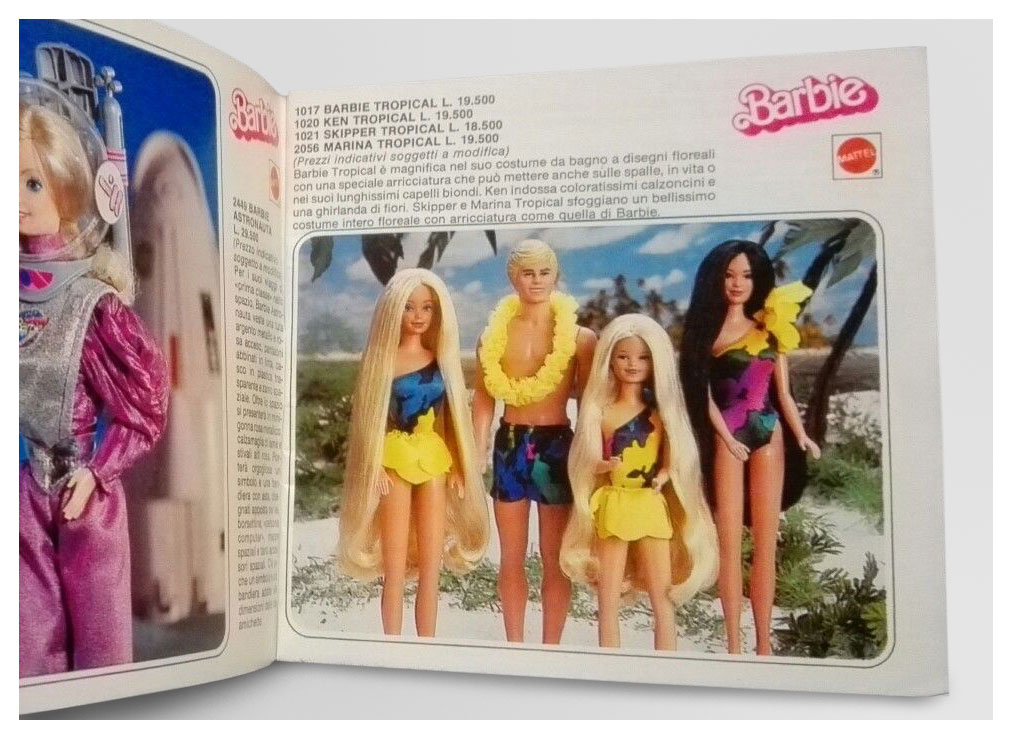 From 1986 Italian Barbie booklet