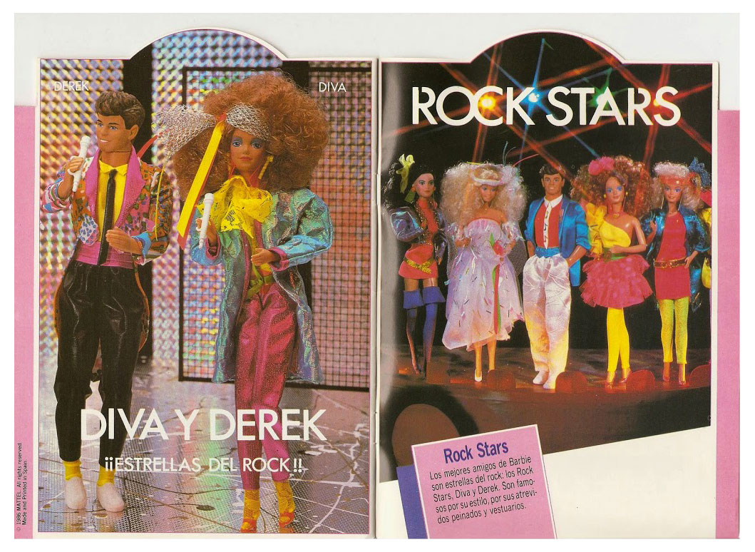 From 1986 Spanish Barbie booklet