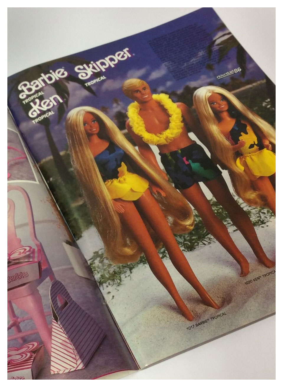 From 1986 Spanish Mattel catalogue