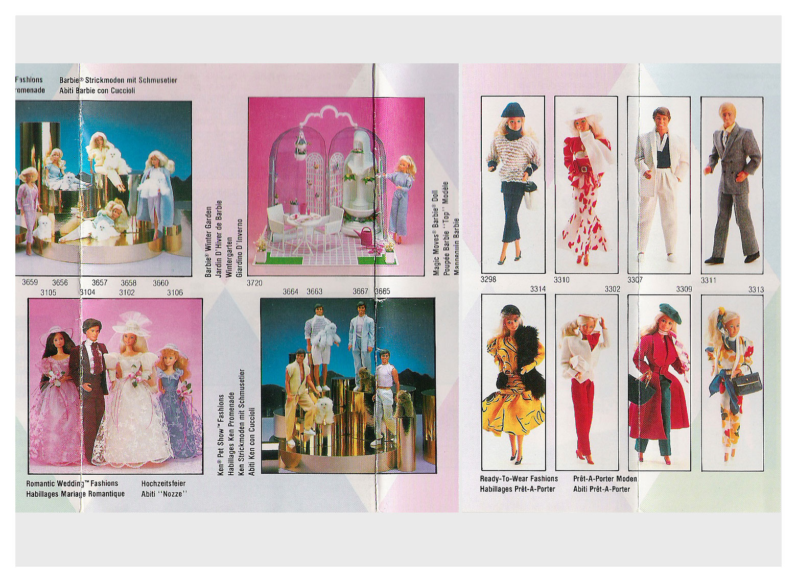 From 1987 European Barbie booklet