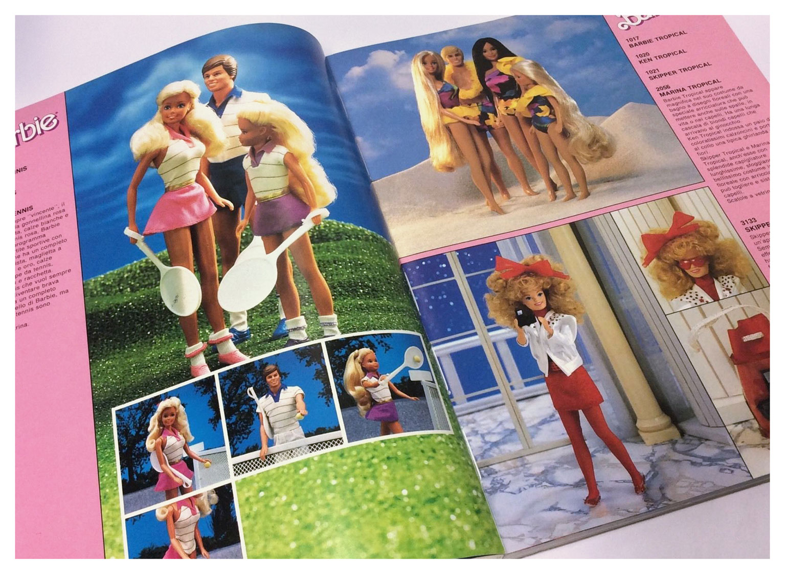 From 1987 Italian Mattel Toys catalogue