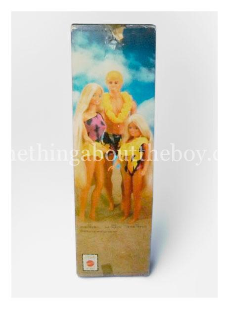 1986 #1020 Ken Tropical reverse of packaging