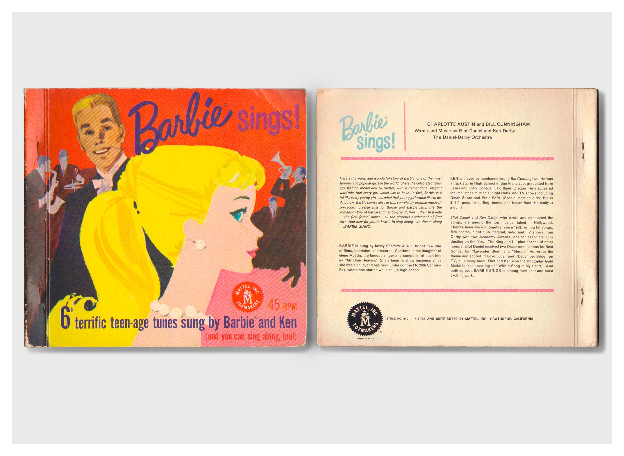 1961 Barbie Sings! record