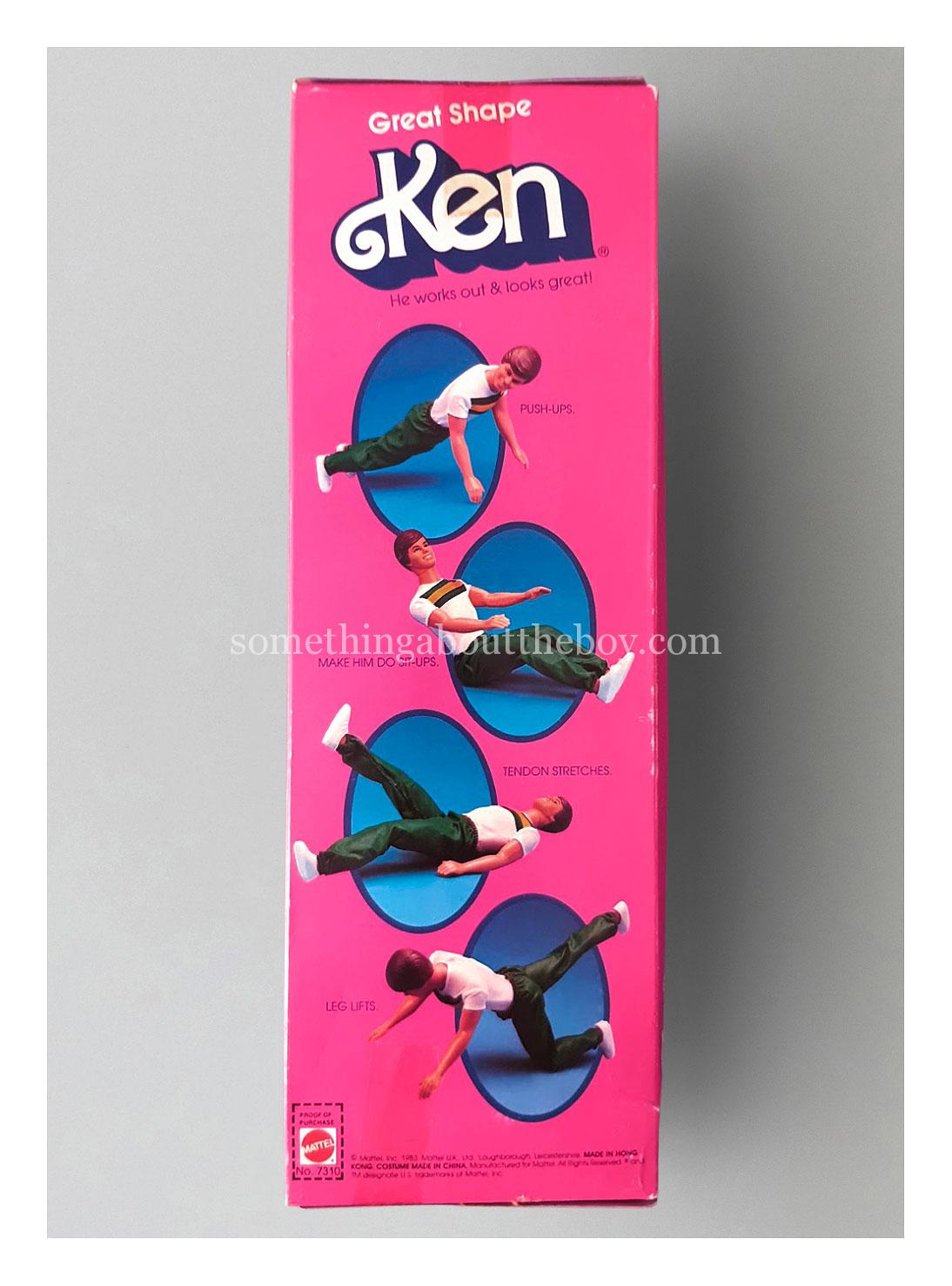 1984 #7310 Great Shape Ken (British version) packaging