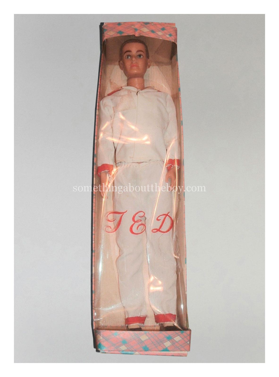 Ted doll in original packaging
