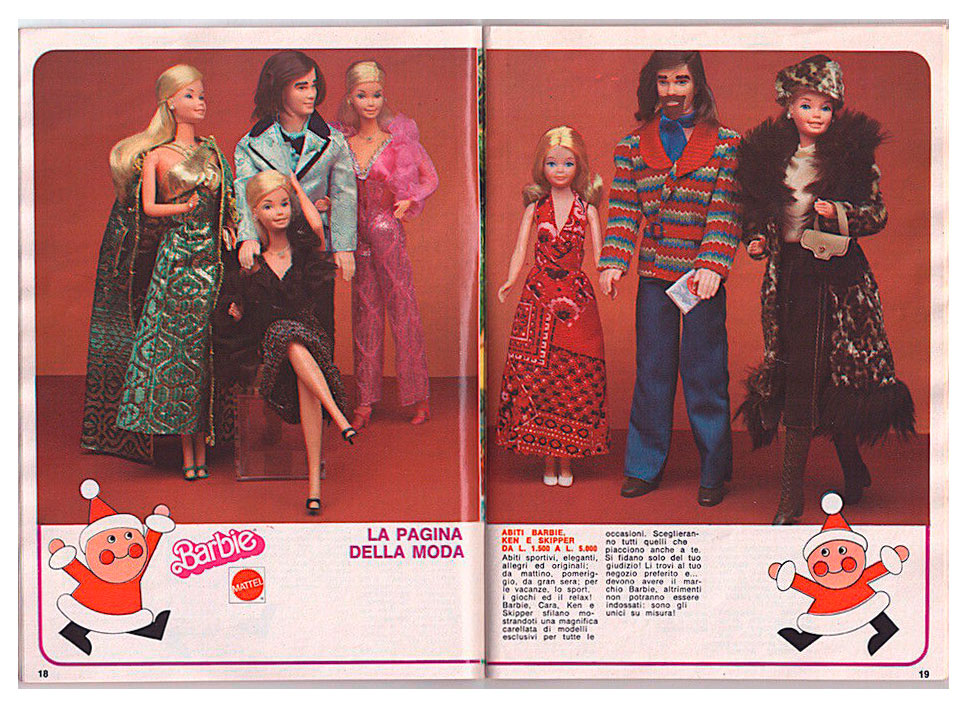 From 1977 Italian Mattel catalogue