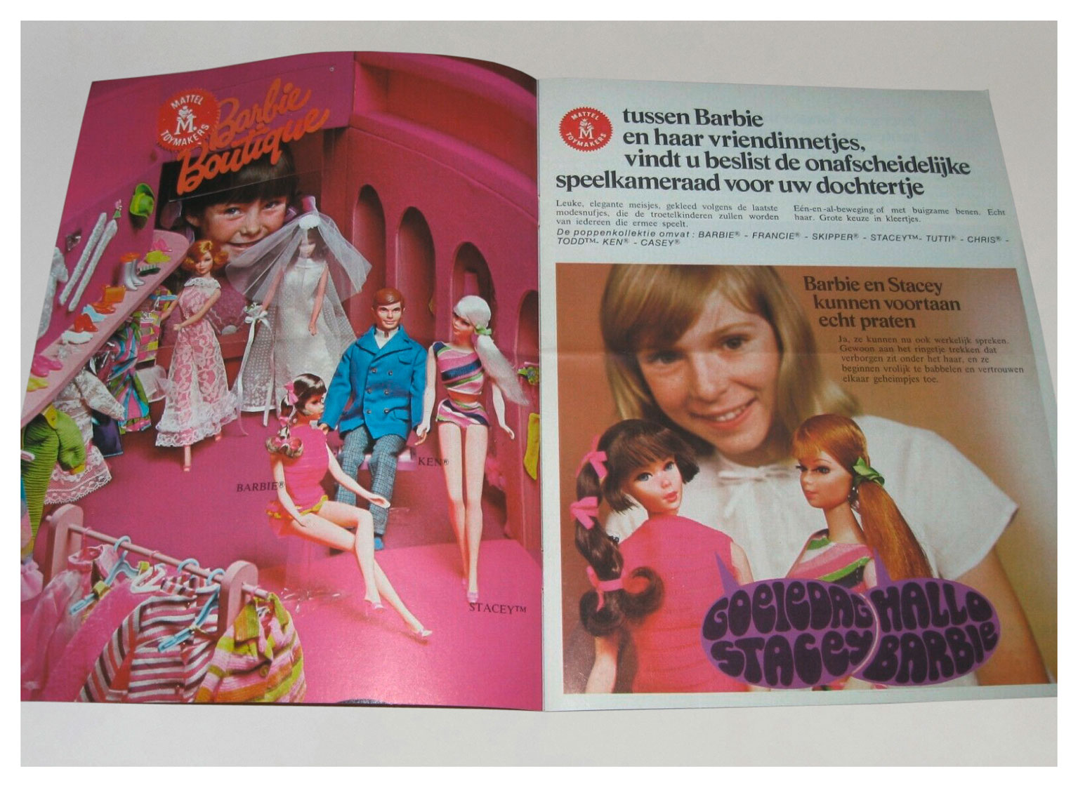 From 1969 Belgian Mattel Toymakers catalogue