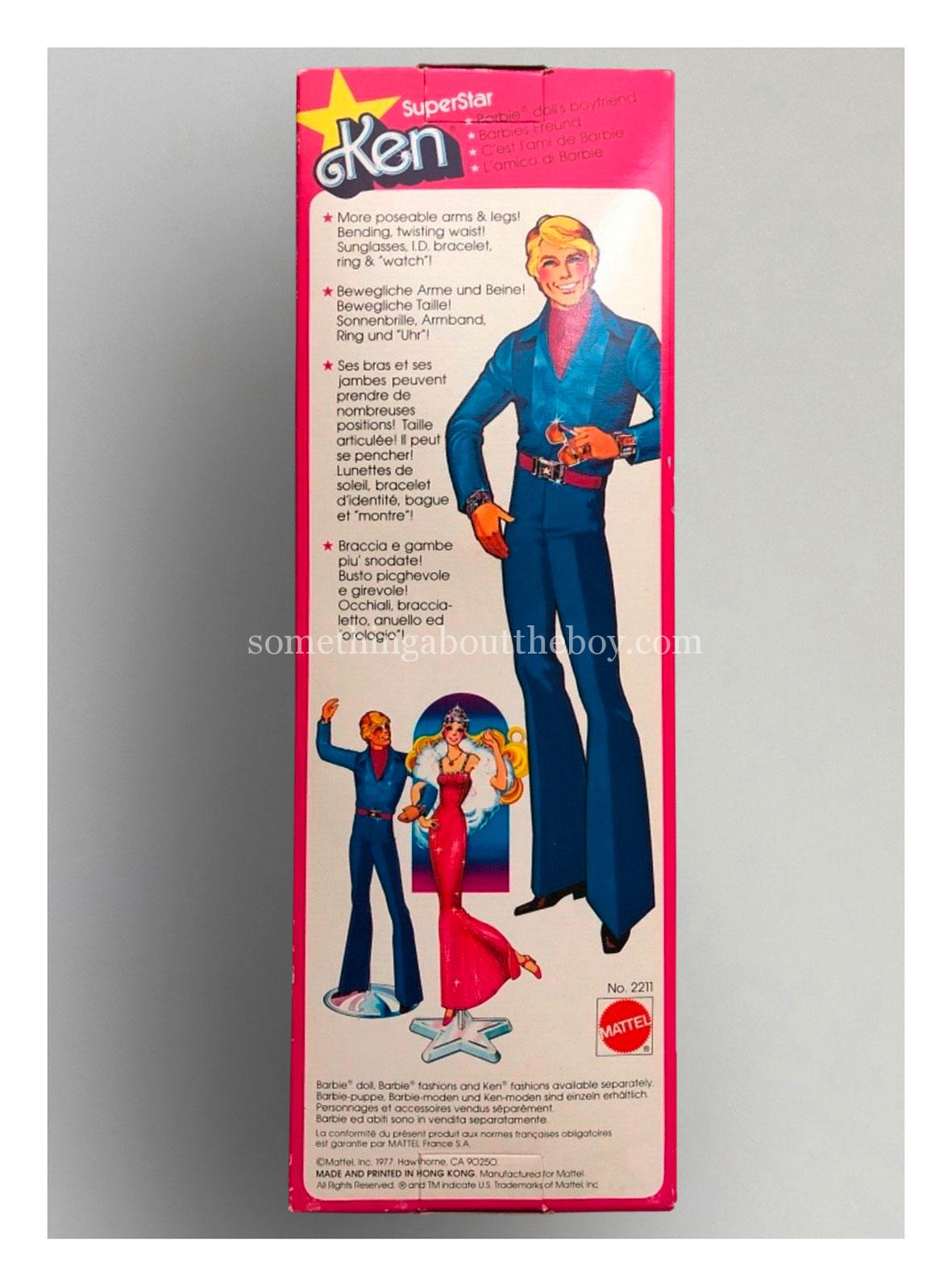 1978 #2211 SuperStar Ken (European version) original packaging