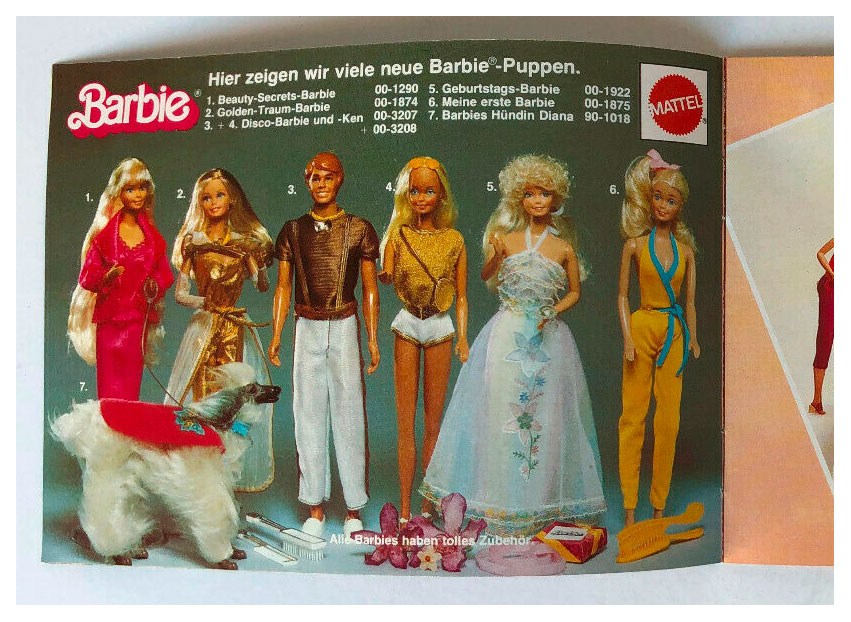 From 1981 German Barbie booklet