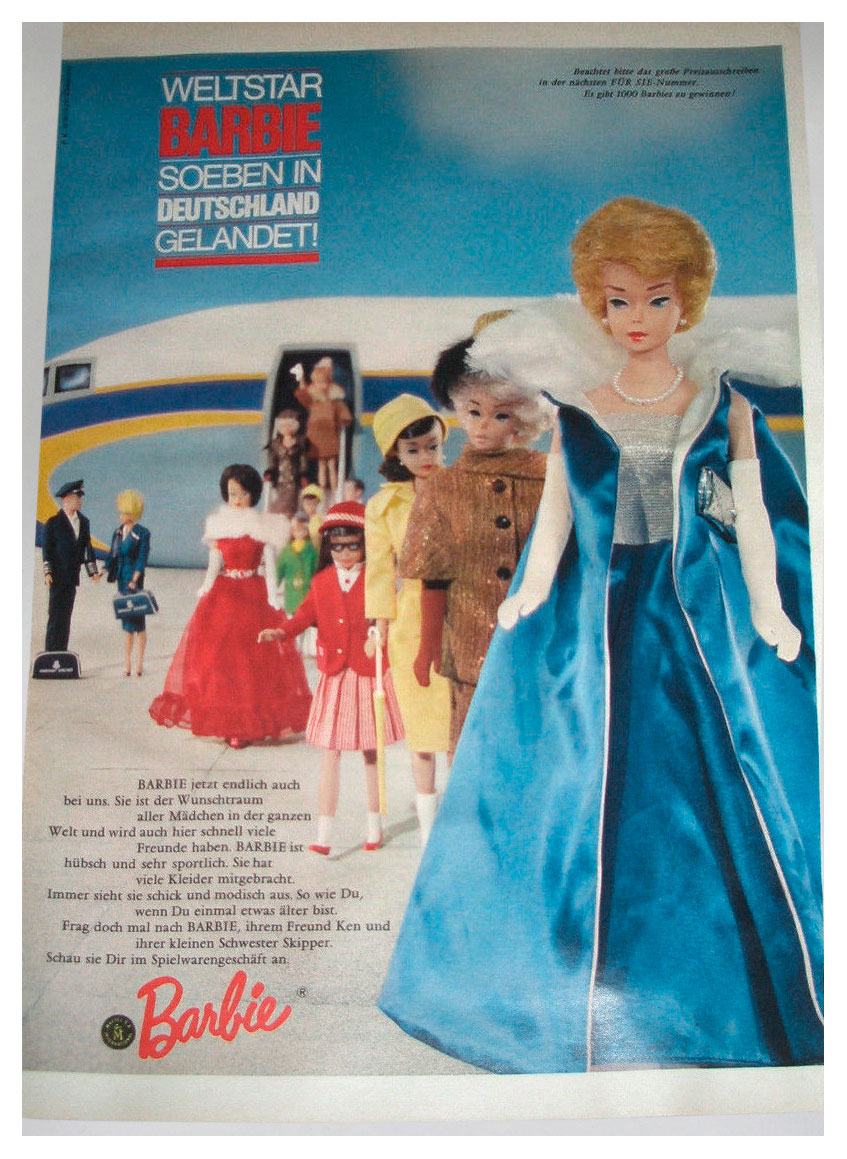 1965 Barbie ad from German Für Sie magazine