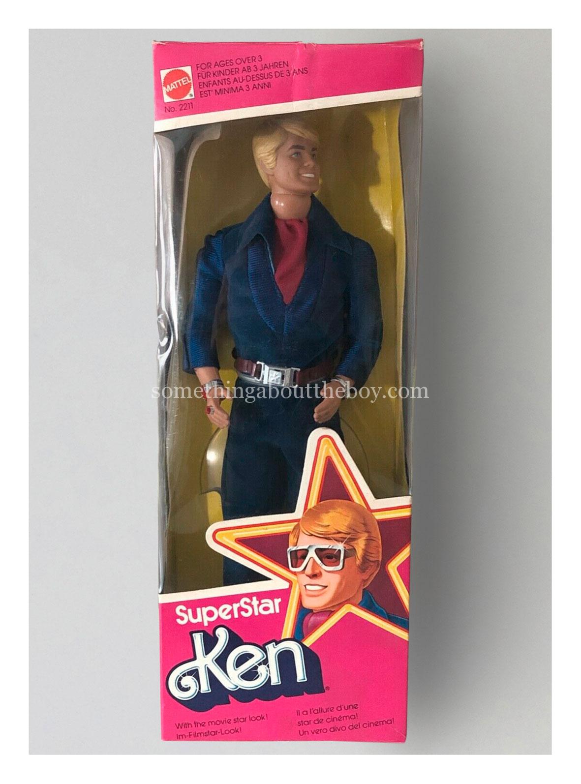 1978 #2211 SuperStar Ken in European packaging