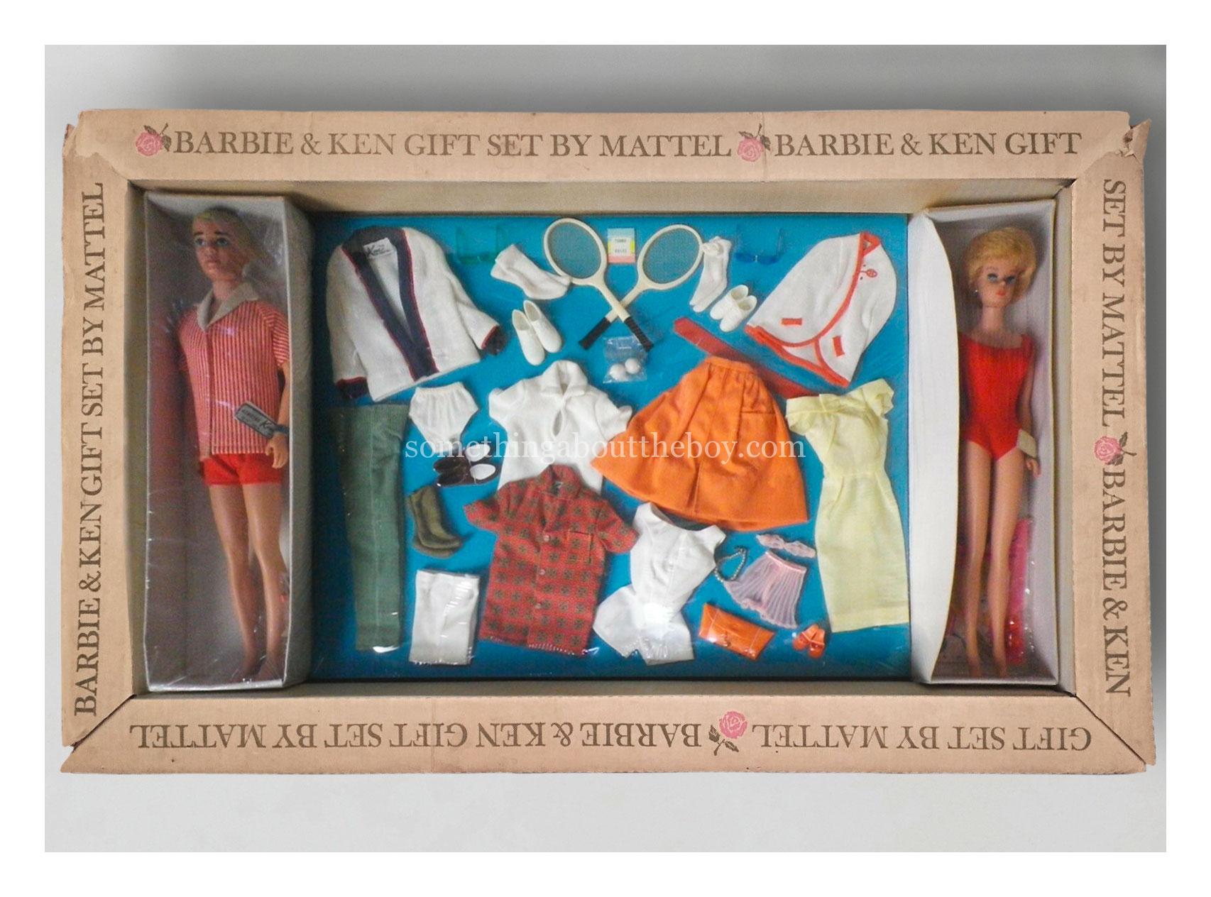 Barbie & Ken Gift Set #892 (with blonde painted hair Ken)
