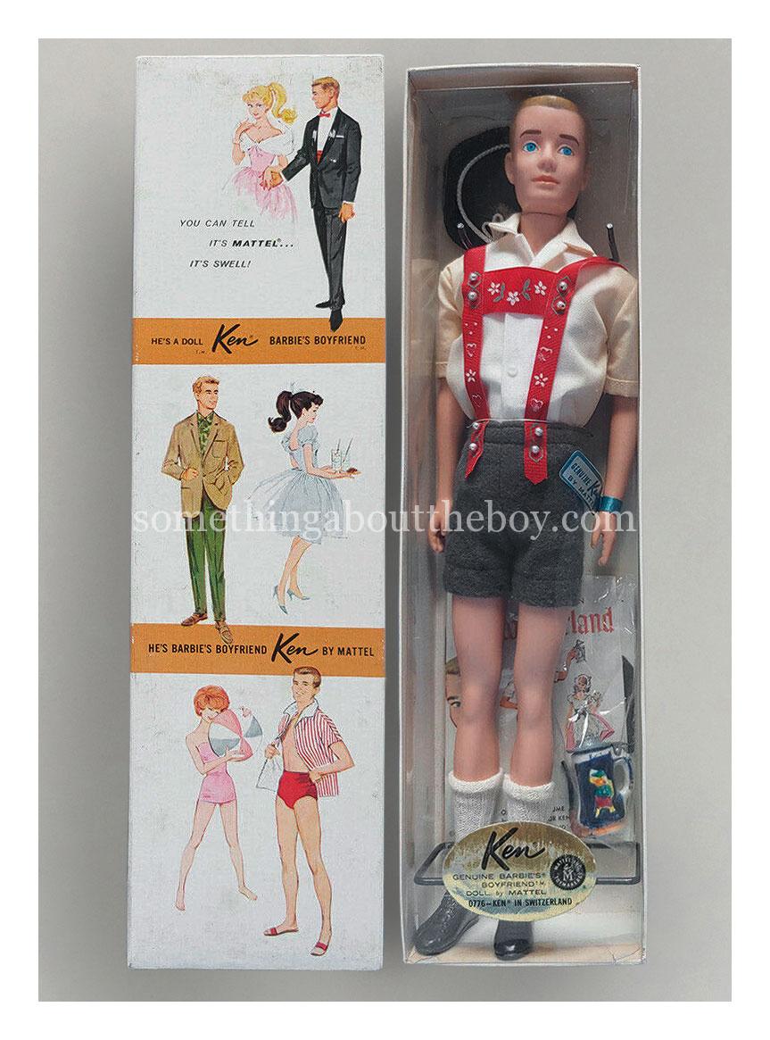 1964 #0776 Ken in Switzerland Dressed Doll