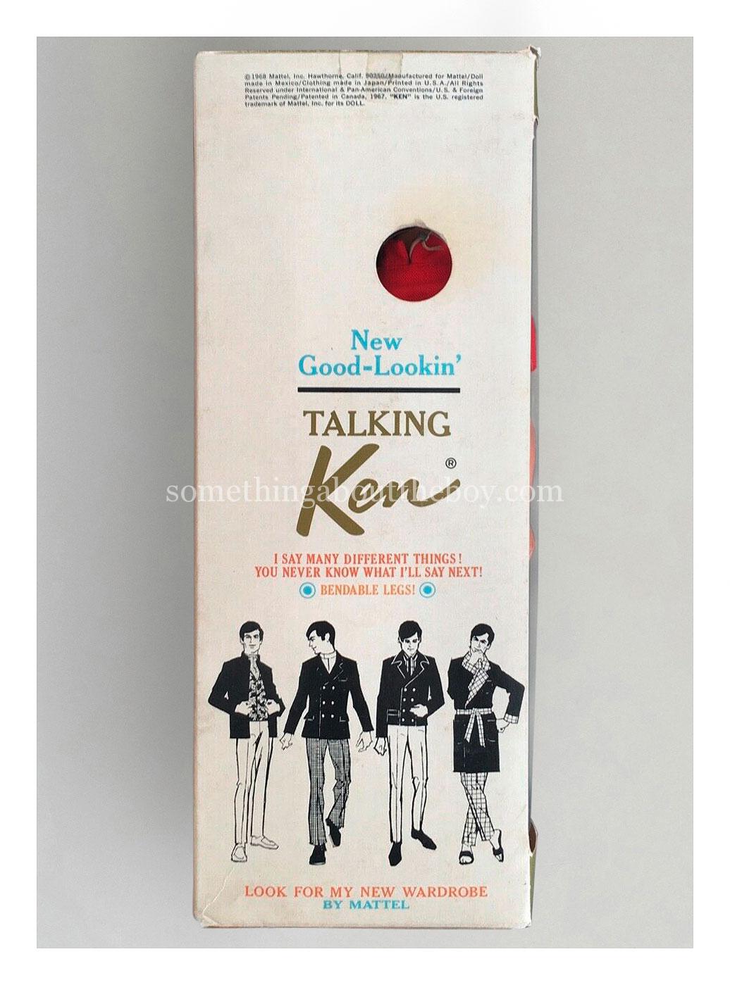 1969 #1111 New Good-Lookin' Talking Ken original packaging