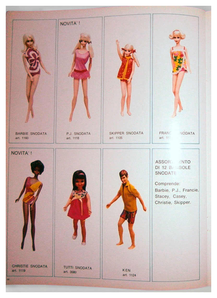 From 1970 Italian Mattel catalogue