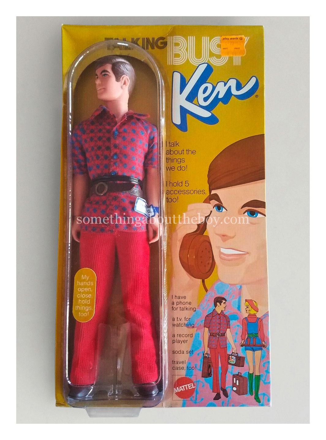 1972 #1196 Talking Busy Ken in original packaging