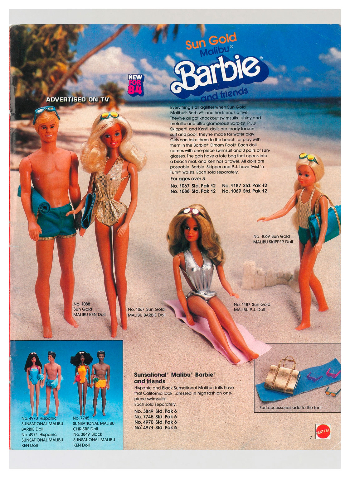 From 1984 Mattel Toys catalogue