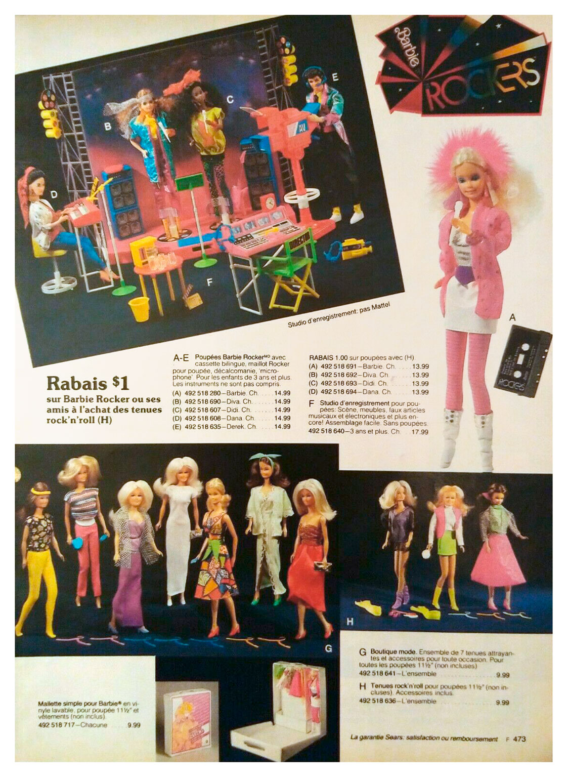 barbie and the rockers fashions