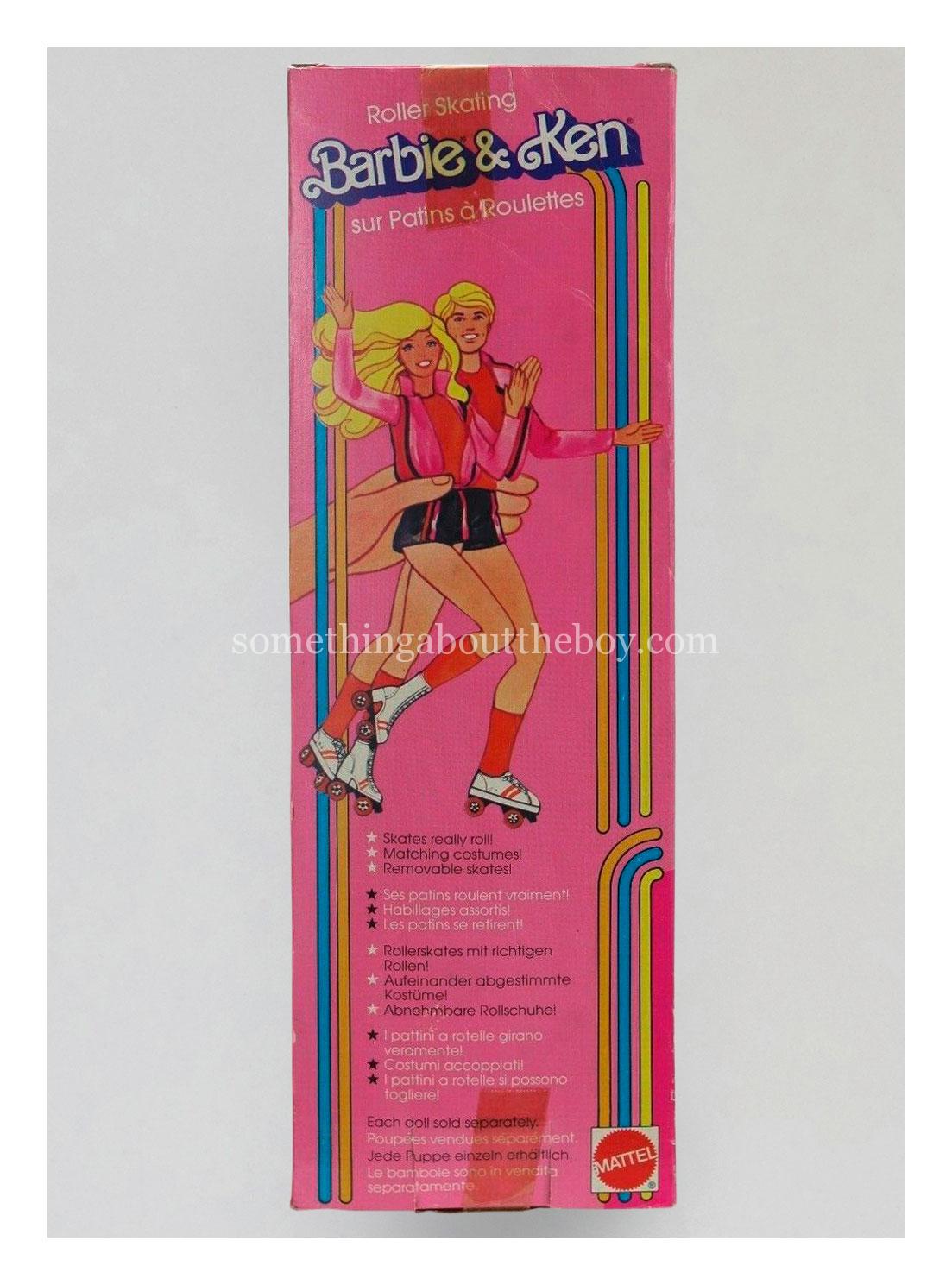 1980 #1881 Roller Skating Ken in European packaging