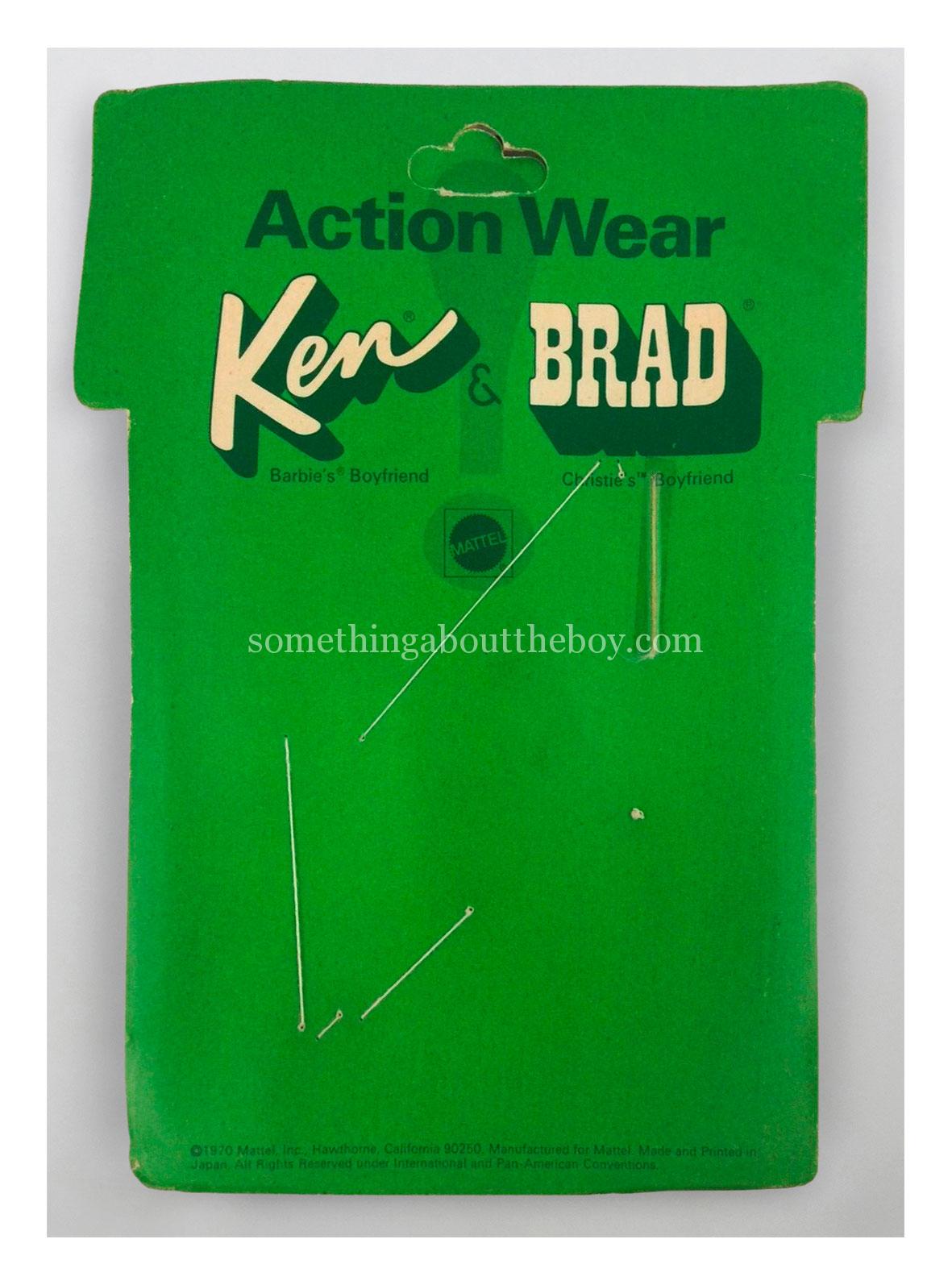 1971 Action Wear Golf Gear original packaging