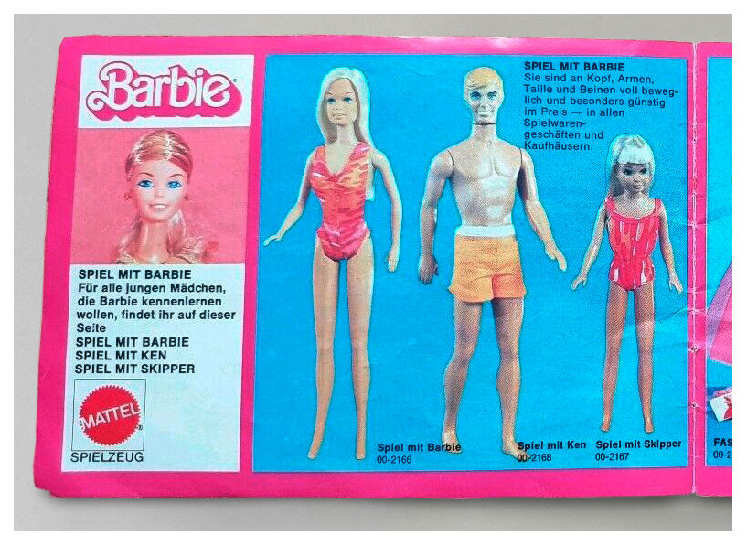 From 1978 German Barbie booklet