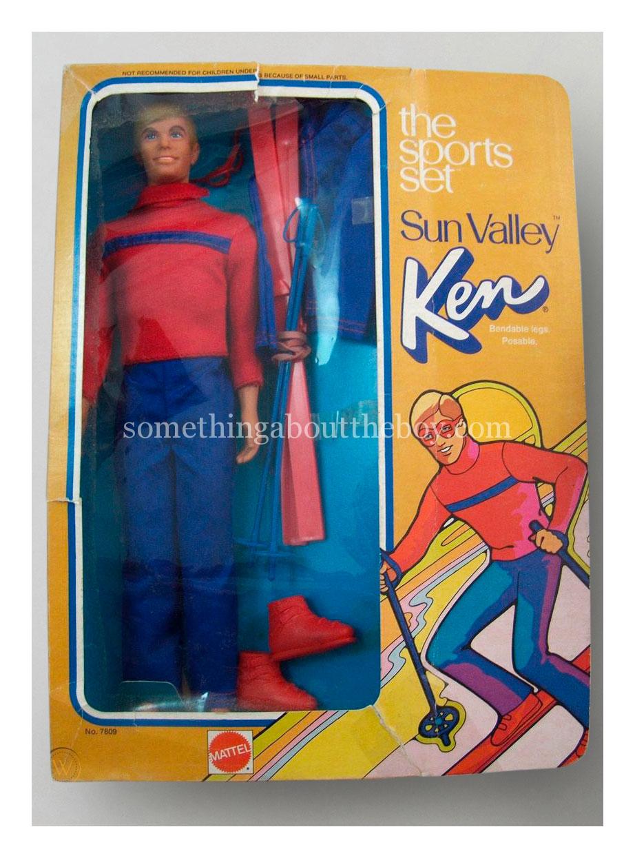 1974 #7809 The Sports Set Sun Valley Ken in original packaging