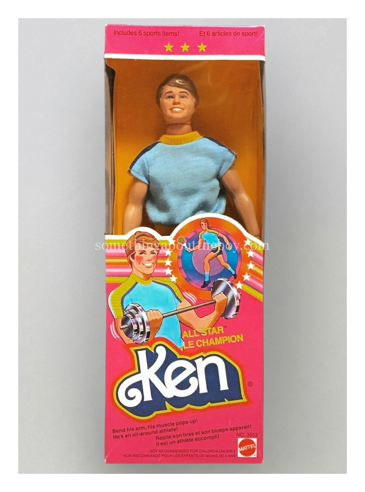1982 #3553 All Star Ken in Canadian packaging