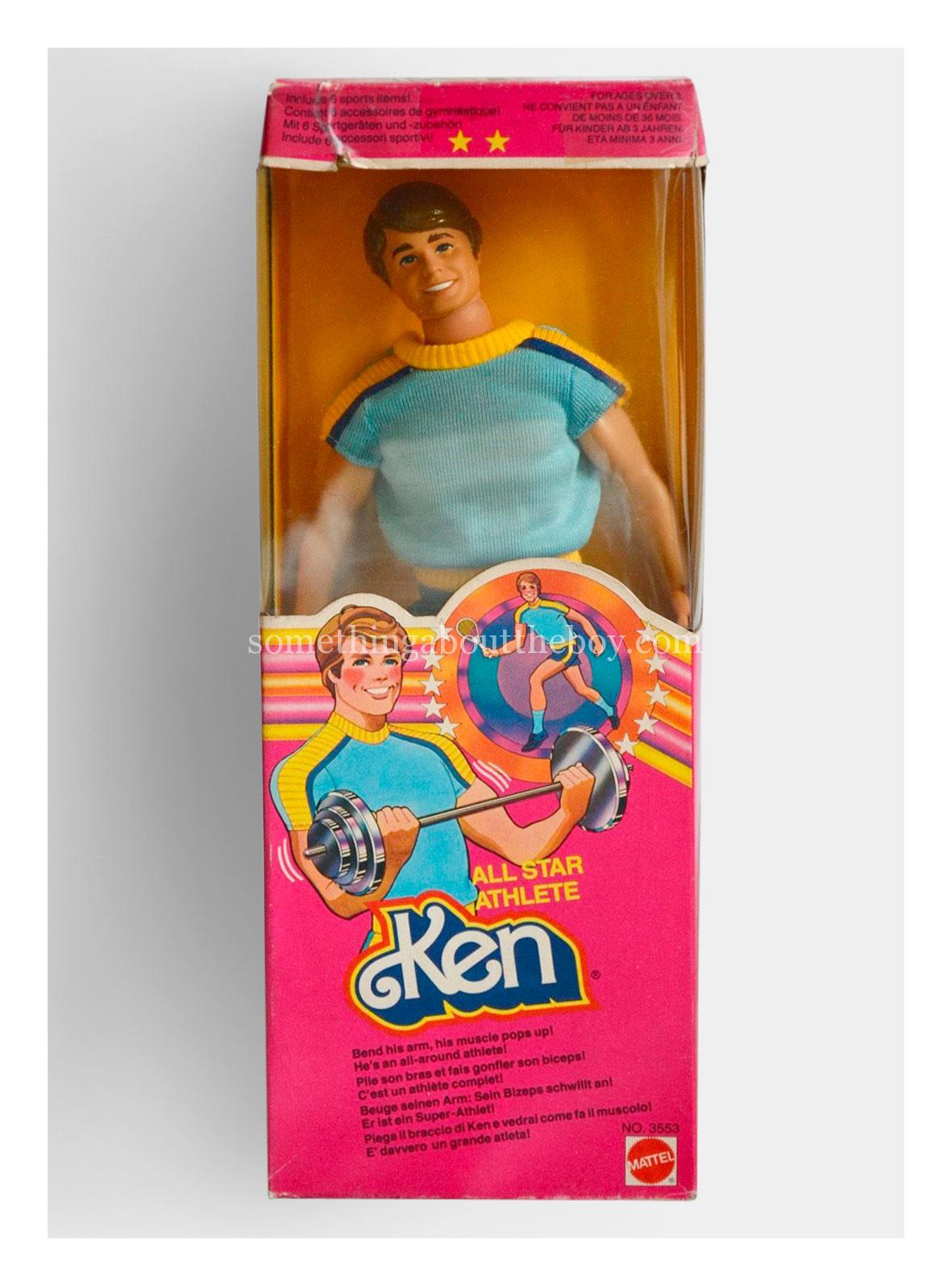 1982 #3553 All Star Ken in European packaging