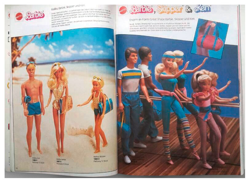 From 1985 German Mattel catalogue