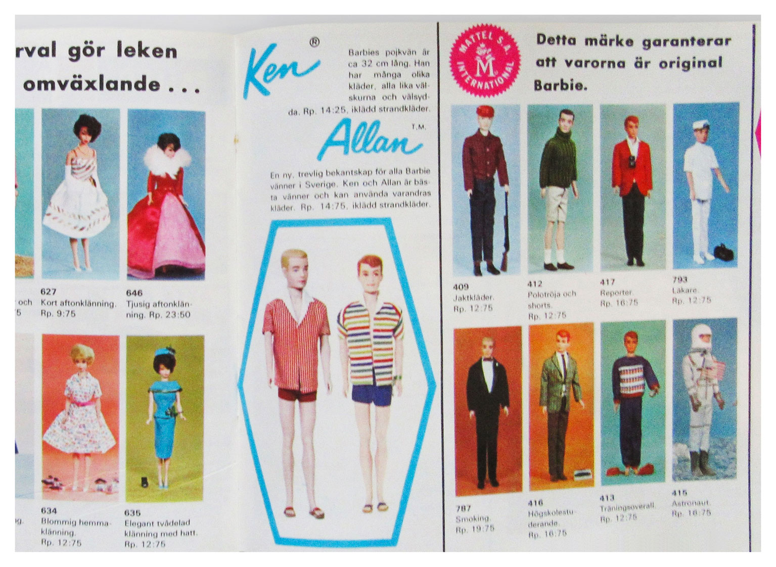 From 1965 Swedish Leksakslandet catalogue