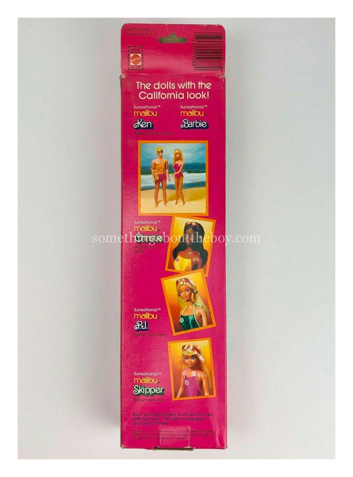 1982 #3849 Sunsational Malibu Ken original packaging