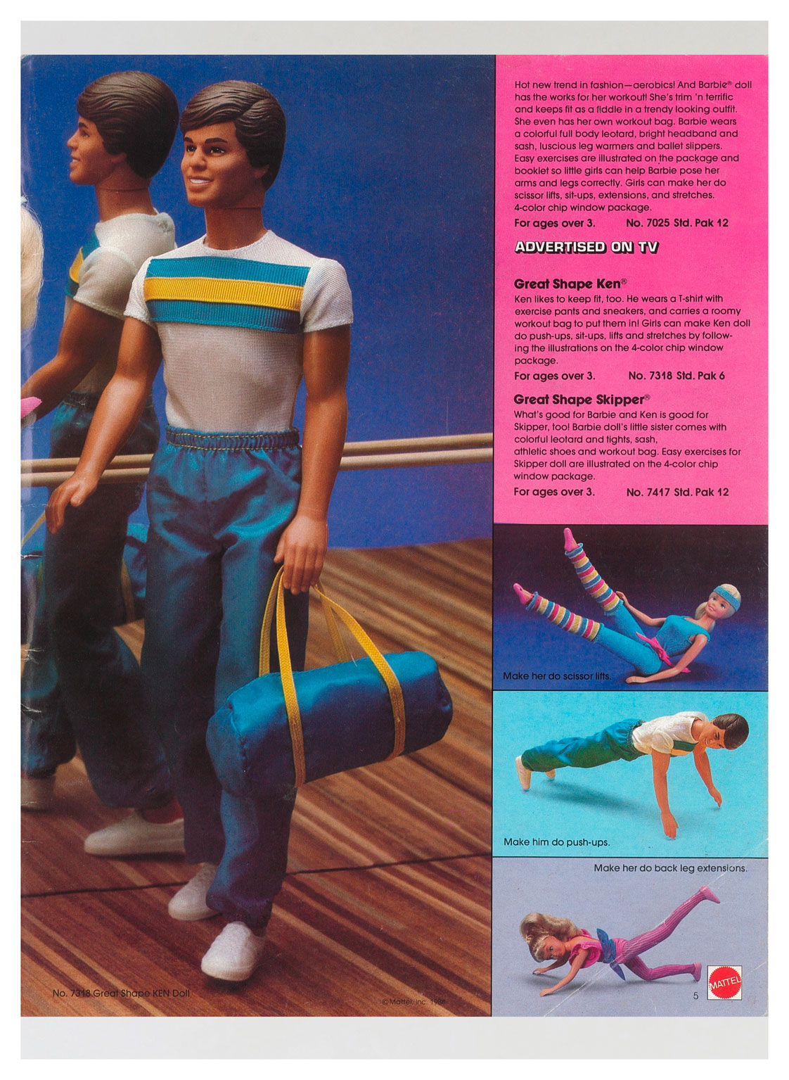 From 1984 Mattel Toys catalogue
